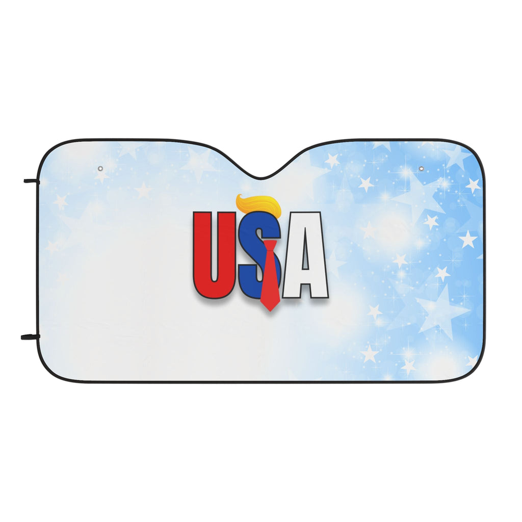 USA Trump Car Sun Shades - Sun Protection for Summer Road Trips Printify