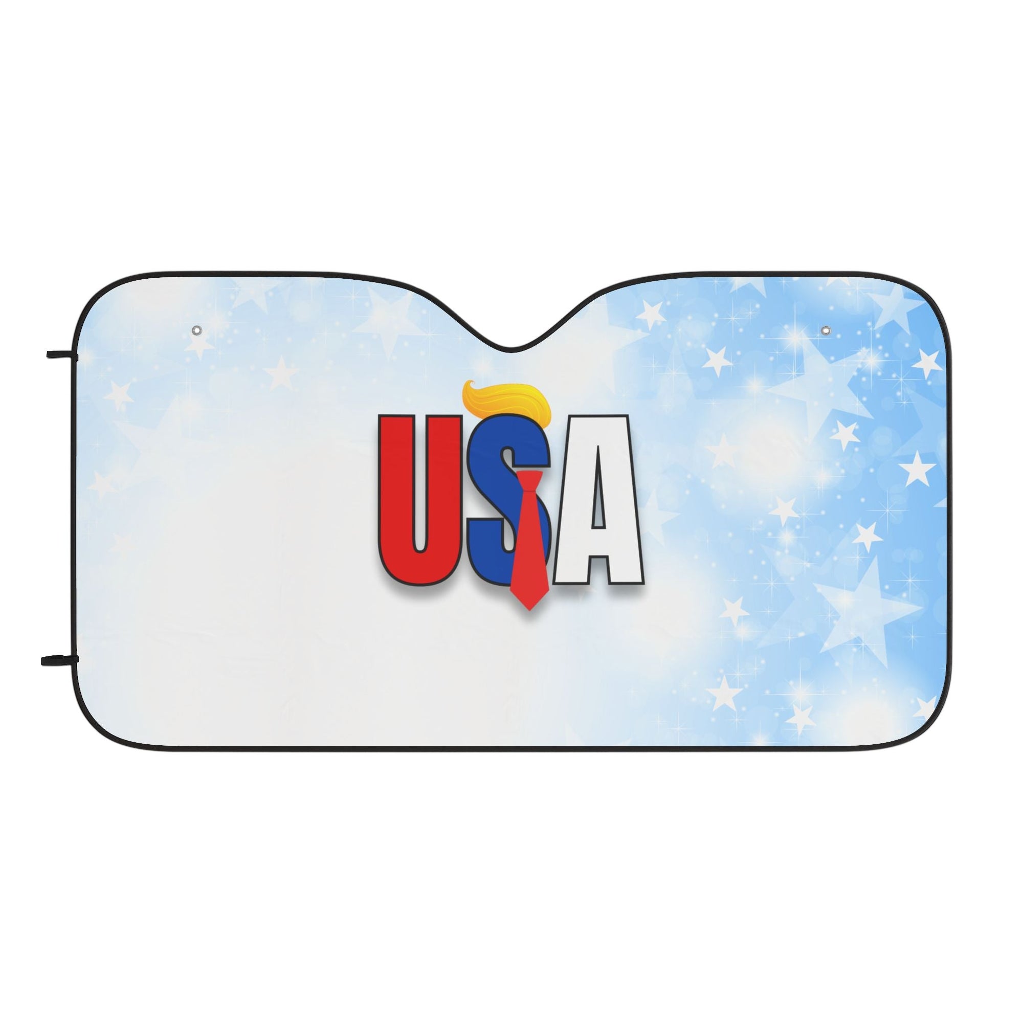 USA Trump Car Sun Shades - Sun Protection for Summer Road Trips Printify