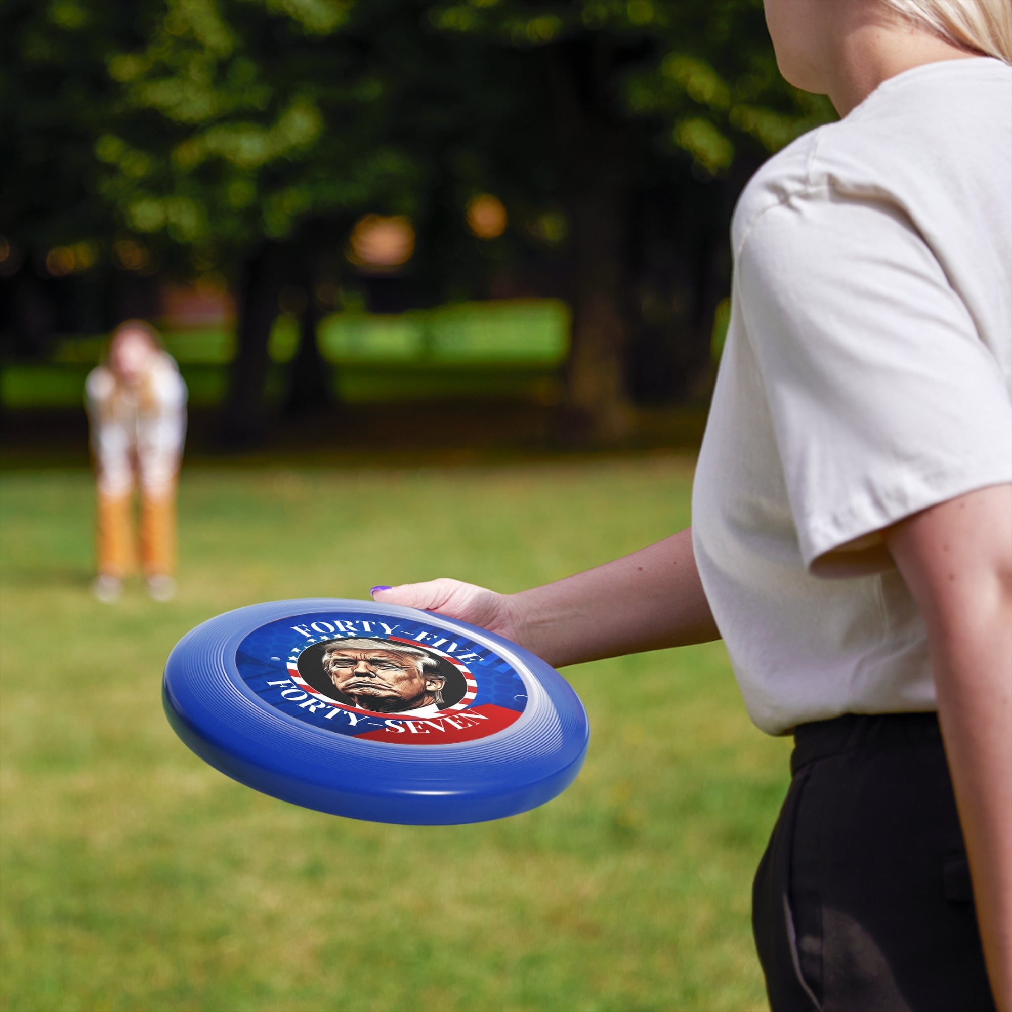 Trump 45 47 Frisbee - Fun Outdoor Game