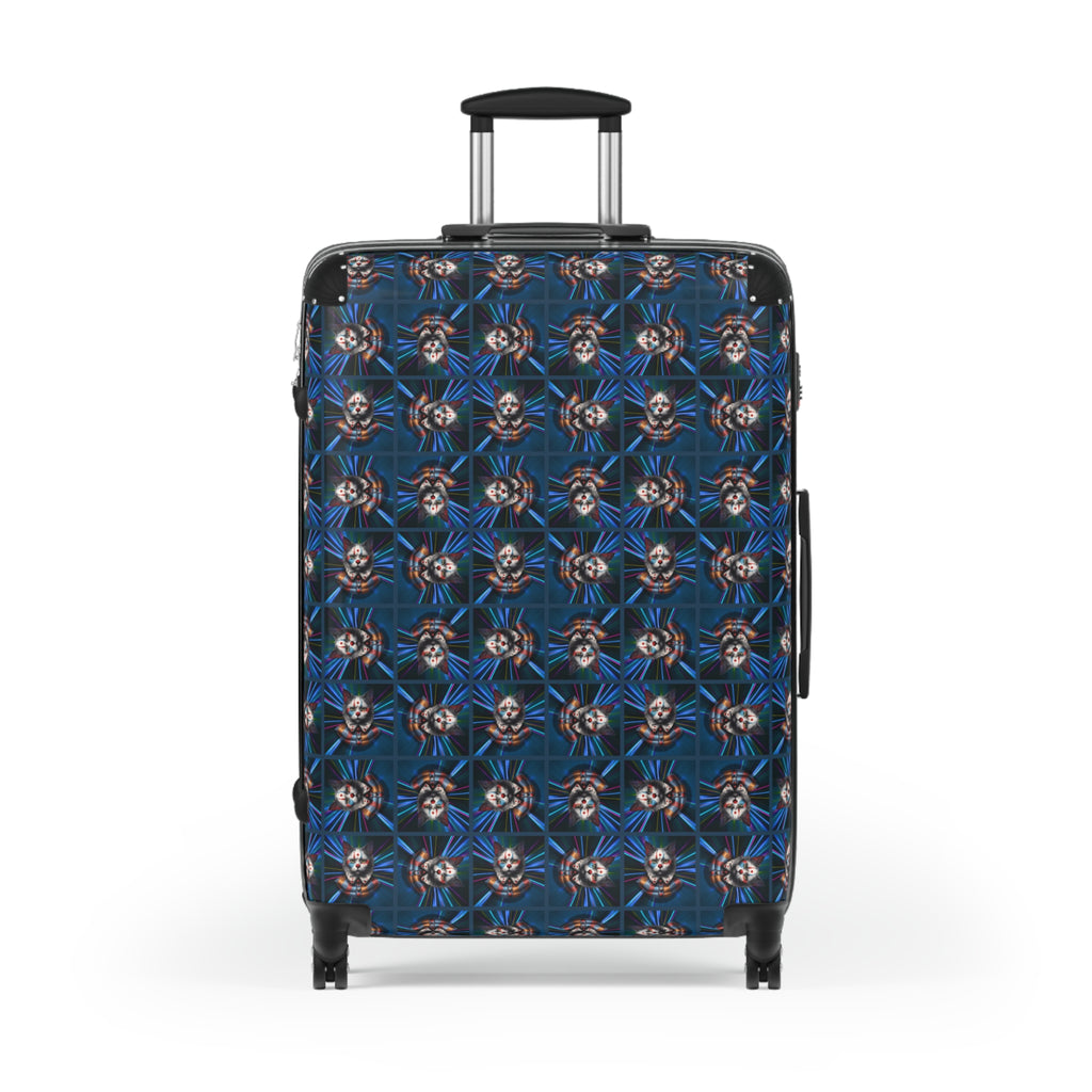 Vibrant Travel Suitcase with Bold Design