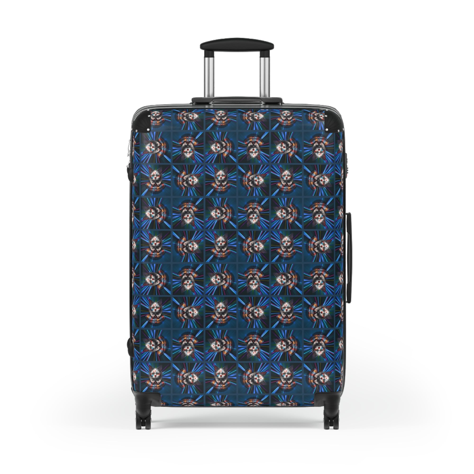 Vibrant Travel Suitcase with Bold Design
