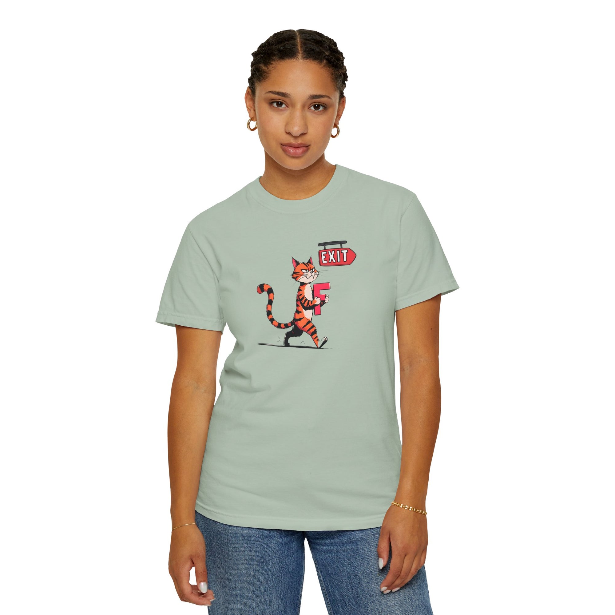Getting the F Outta Here Unisex Garment-Dyed T-shirt
