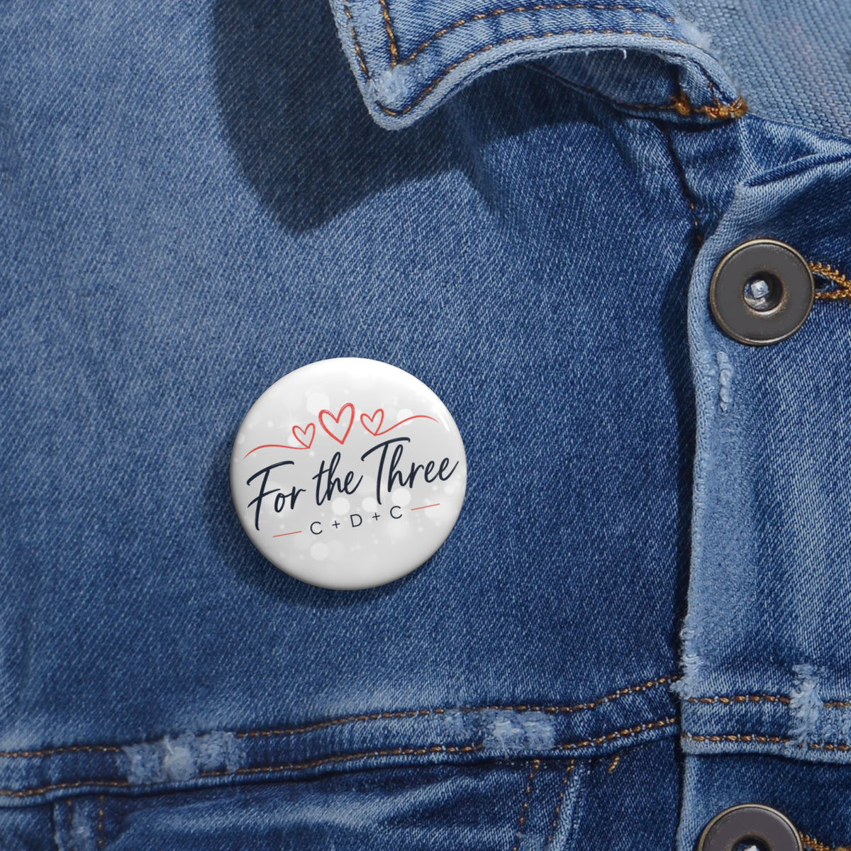For the Three C + D + C Pin Button | Memorial Support Pin