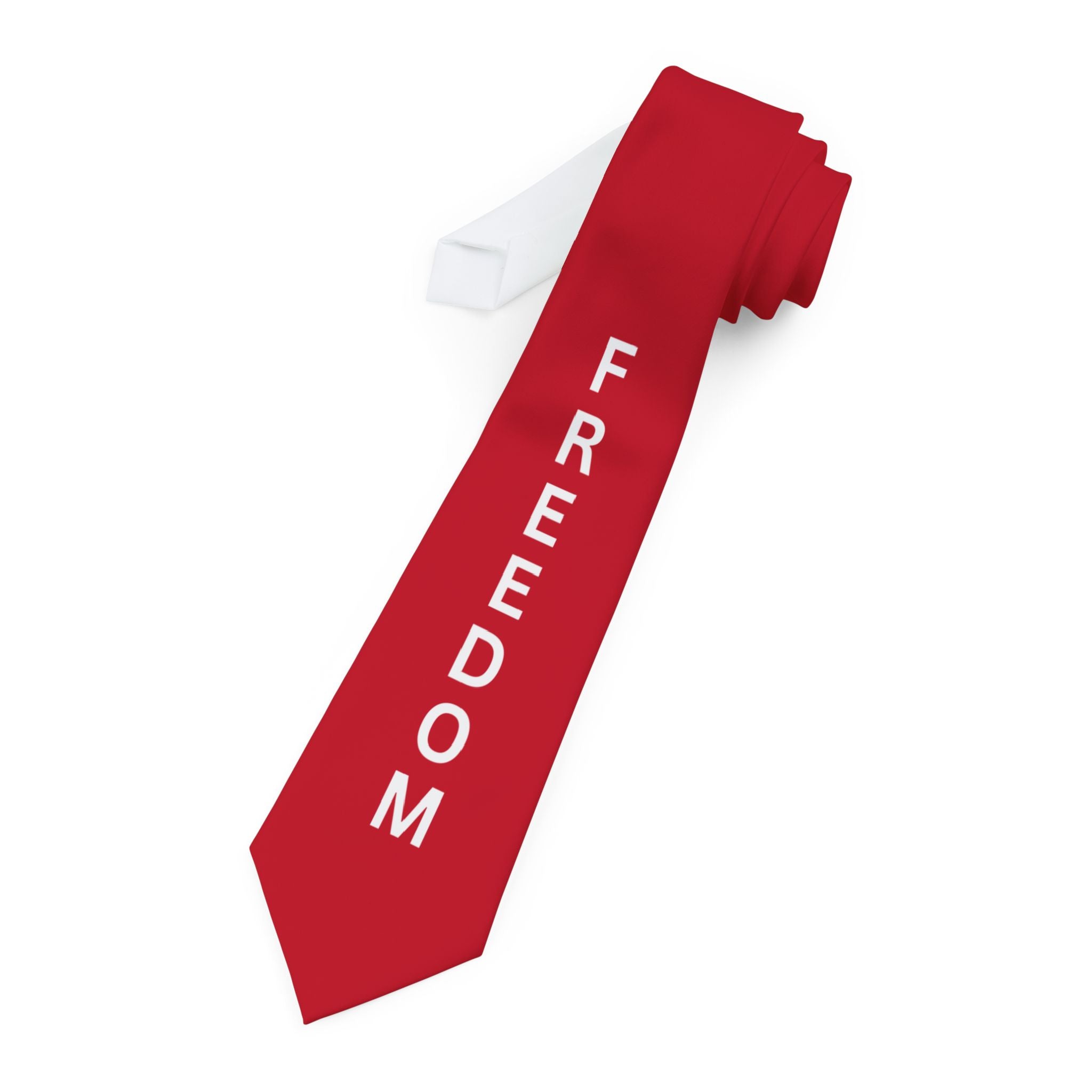 Bold Red Freedom Necktie - Clothing, Neckties - EpiAl's Shop