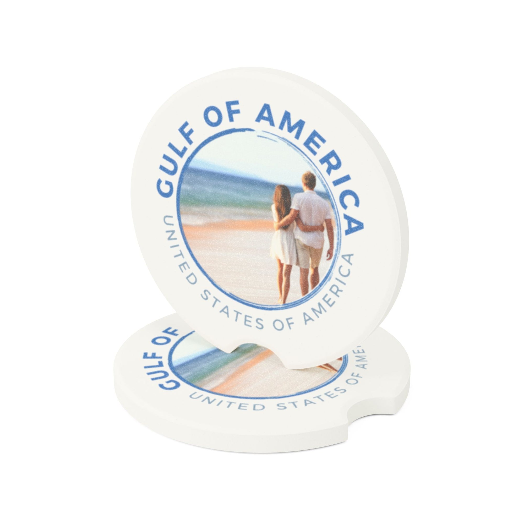 American Gulf USA Soapstone Car Coaster