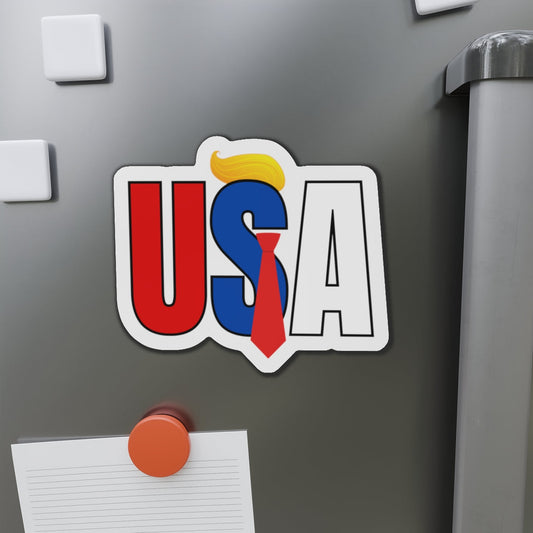 Trump USA Die-Cut Magnet Printify