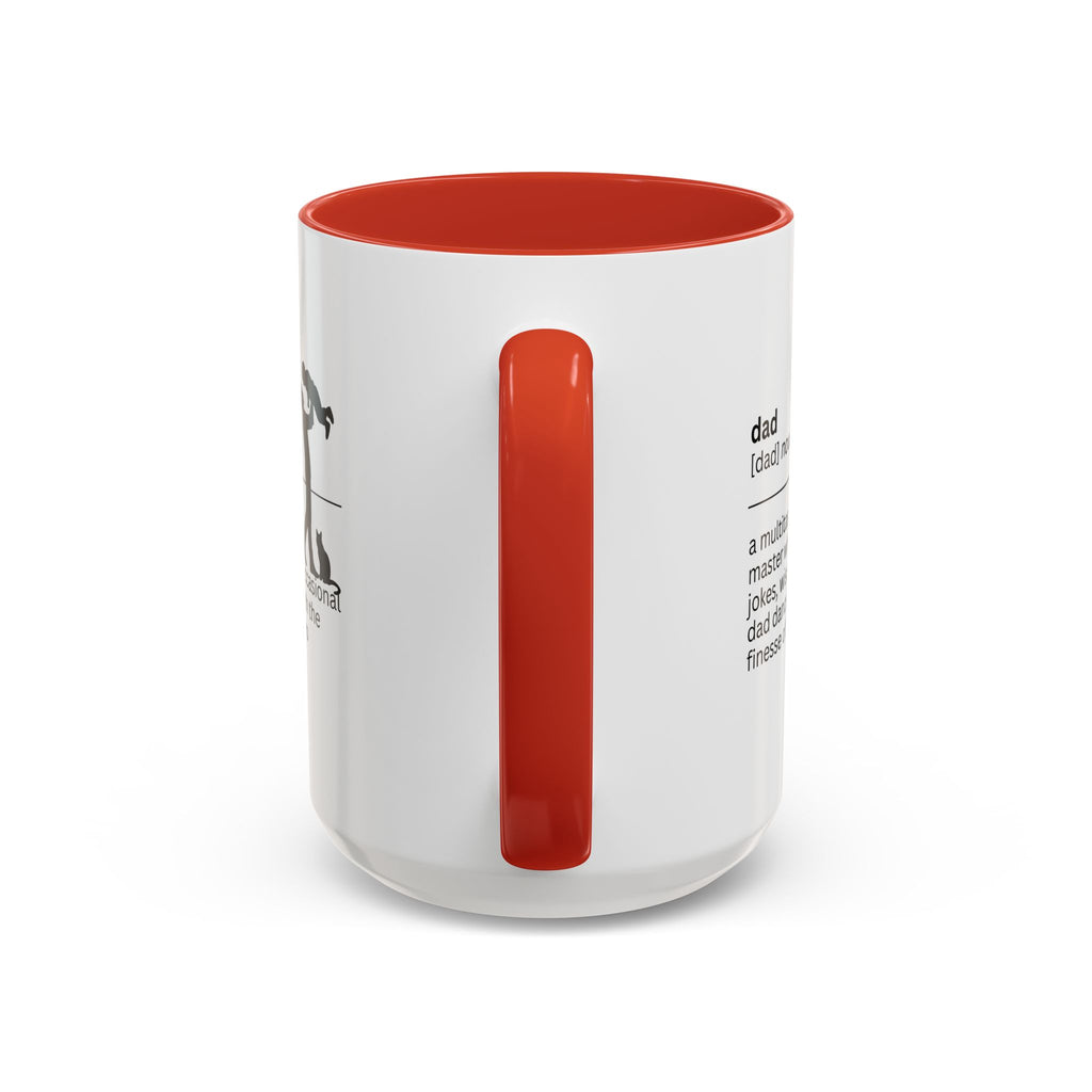 Dad Multitasking Accent Coffee Mug - Perfect Gift for Dads