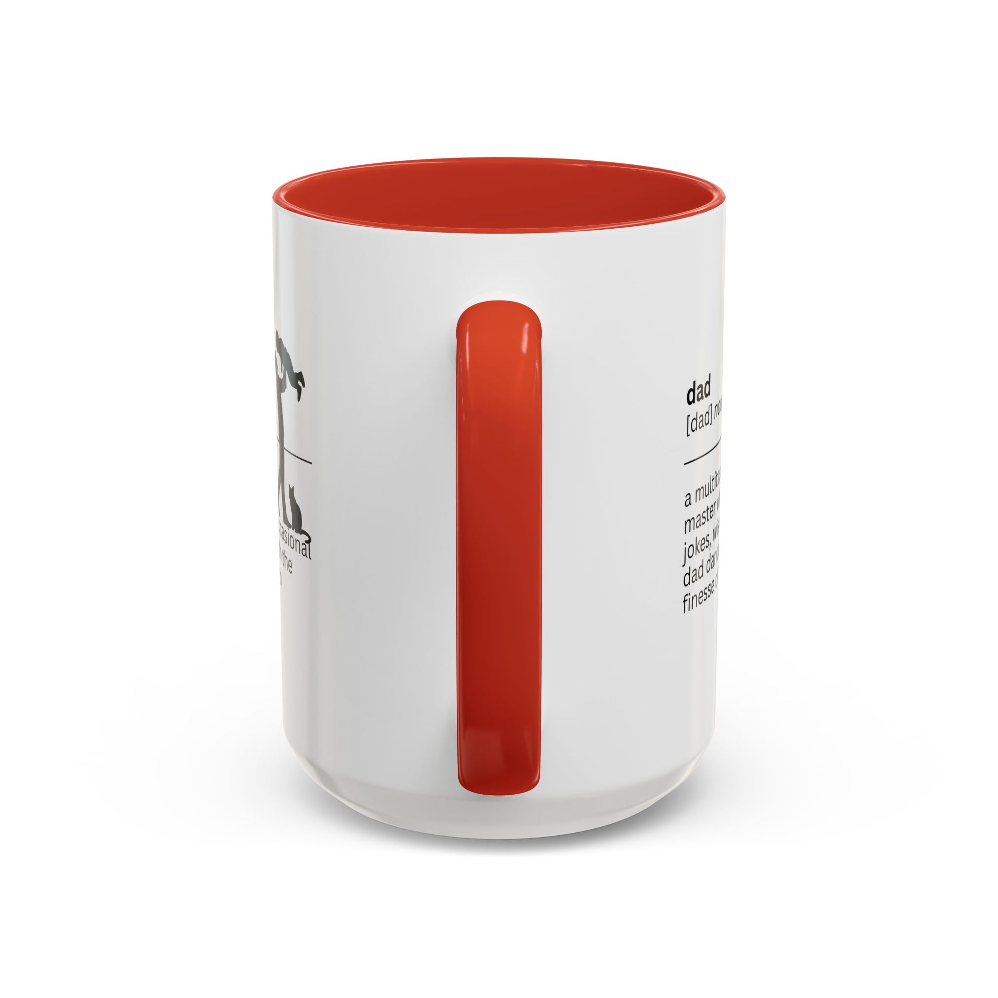 Dad Multitasking Accent Coffee Mug - Perfect Gift for Dads