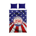 America 250 Cotton Duvet Cover Set | Patriotic Commemorative Bedding Set