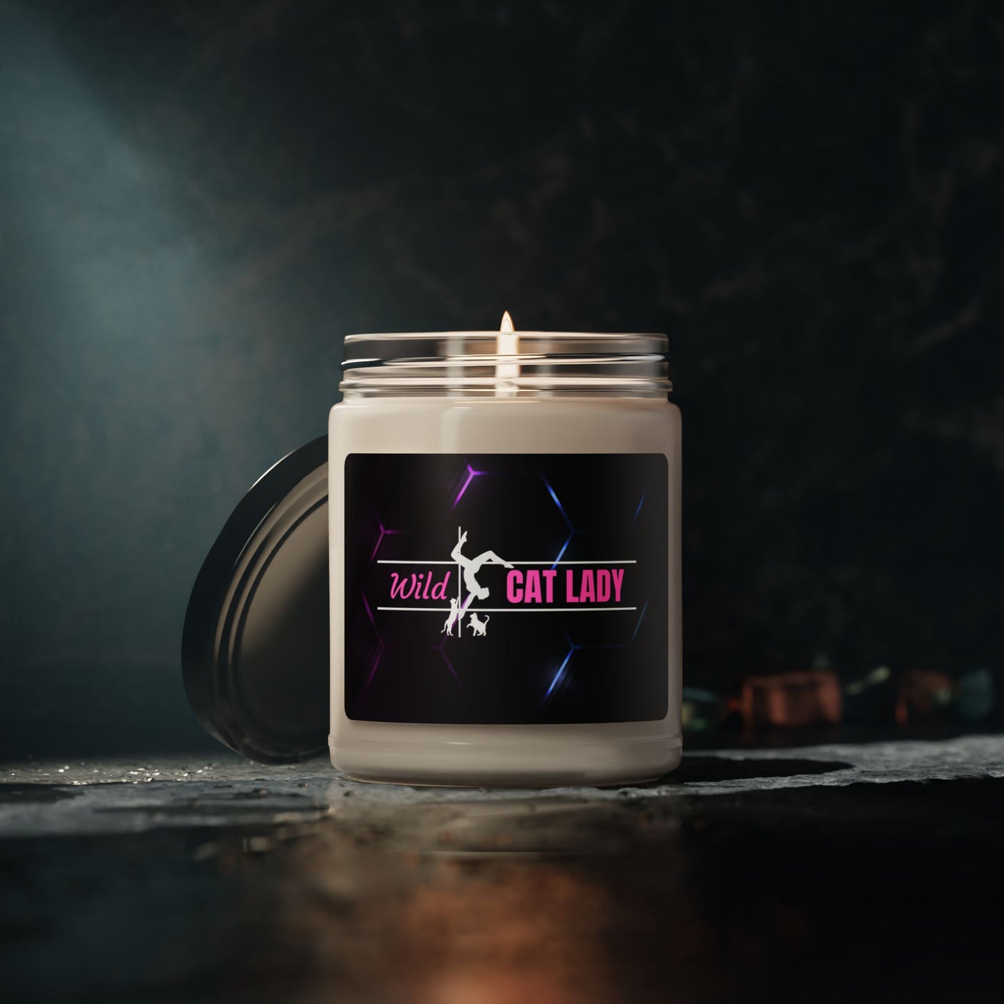 Wild Cat Lady Scented Soy Candle, 9oz