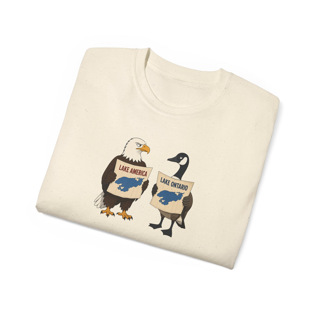 Lake America vs. Lake Ontario Eagle and Goose T-Shirt