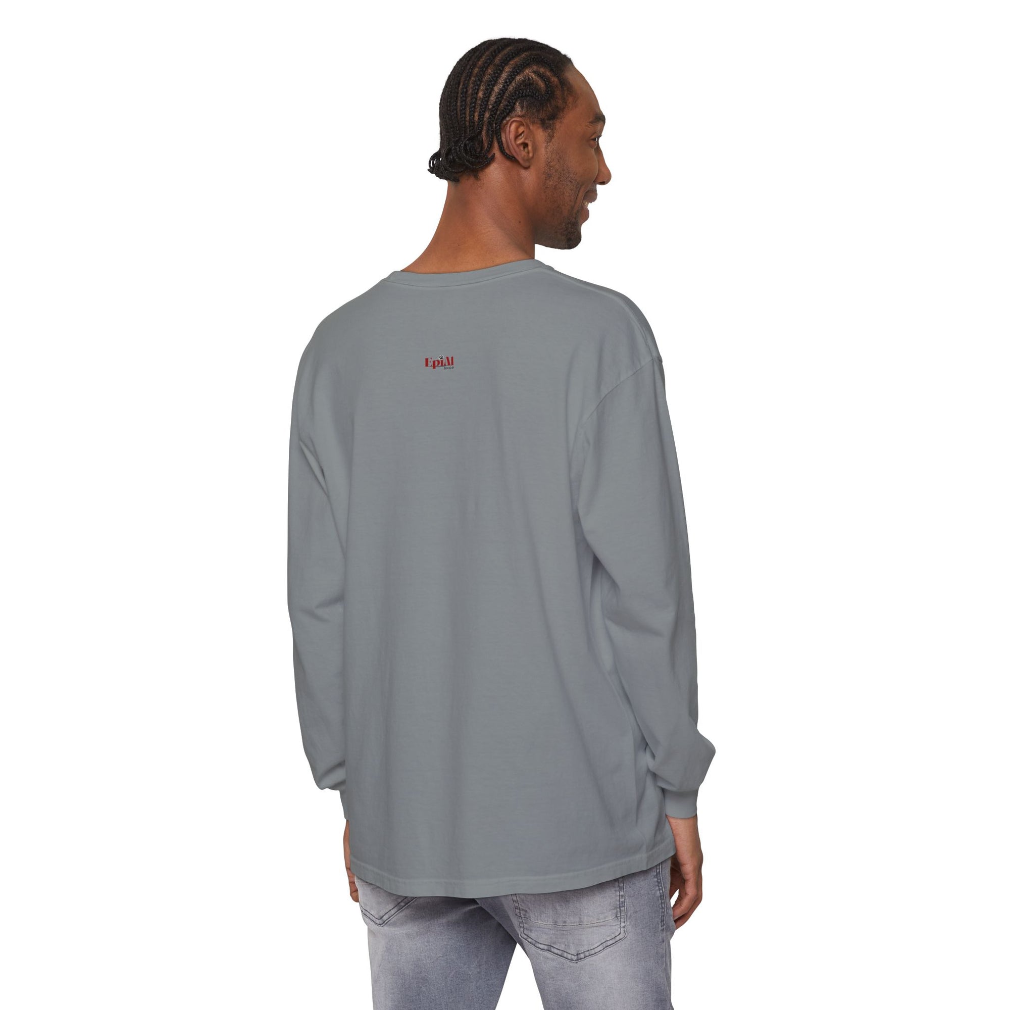 Spooky Cat & Grim Reaper Long Sleeve T-Shirt