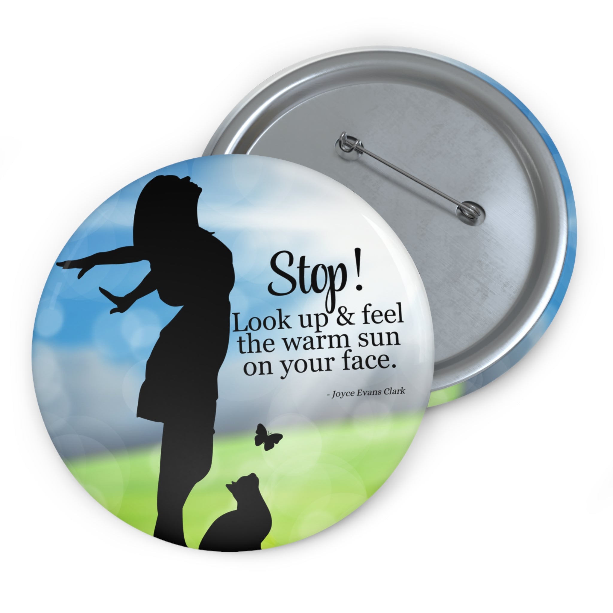 Photo depicting the ​Look Up Pin Buttons from EpiAl's Shop.