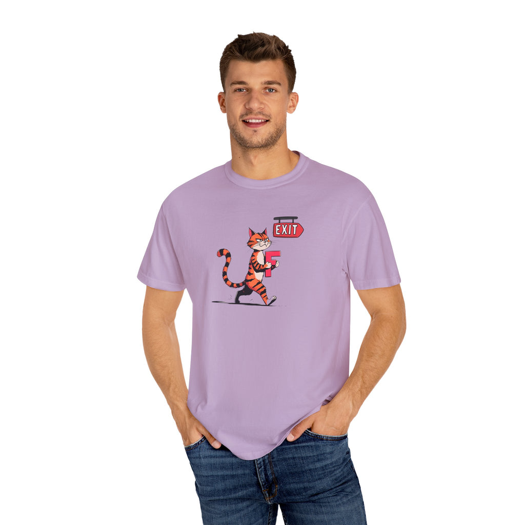 Getting the F Outta Here Unisex Garment-Dyed T-shirt