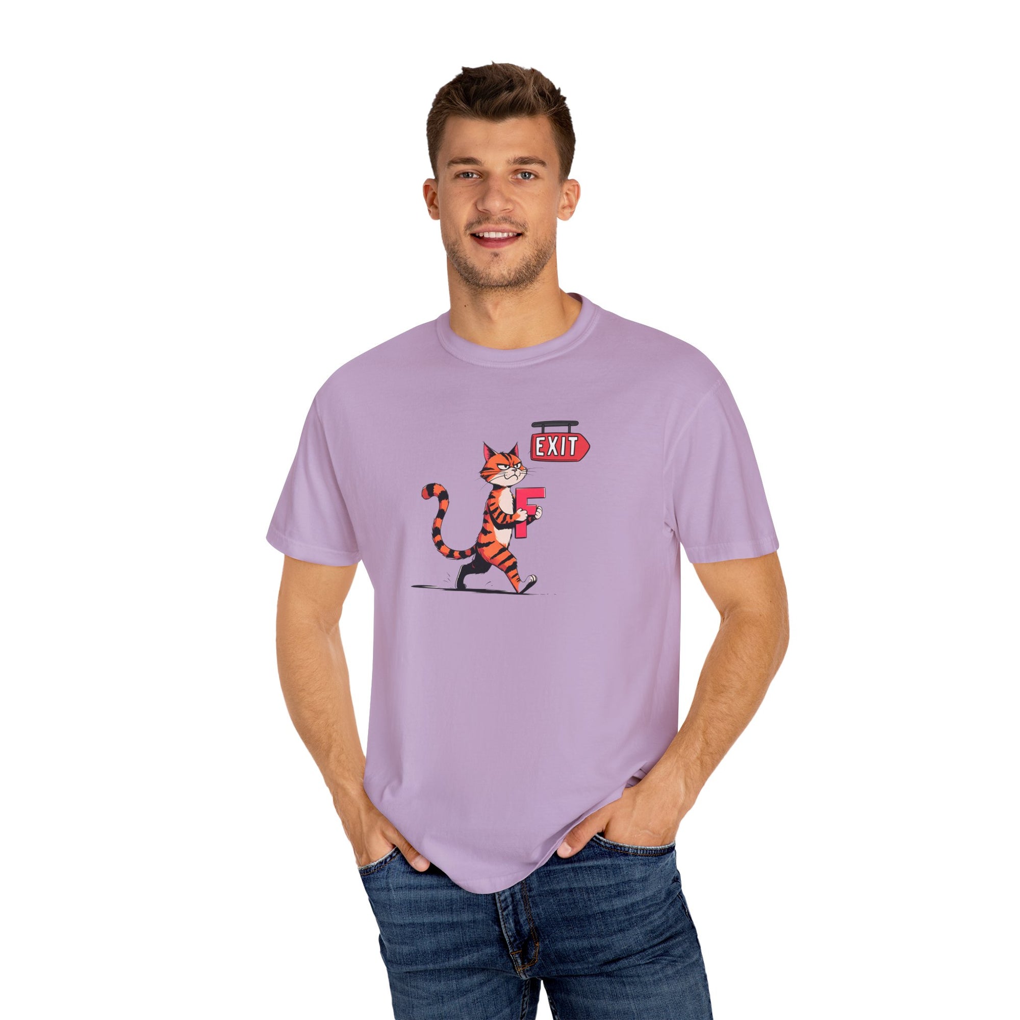 Getting the F Outta Here Unisex Garment-Dyed T-shirt