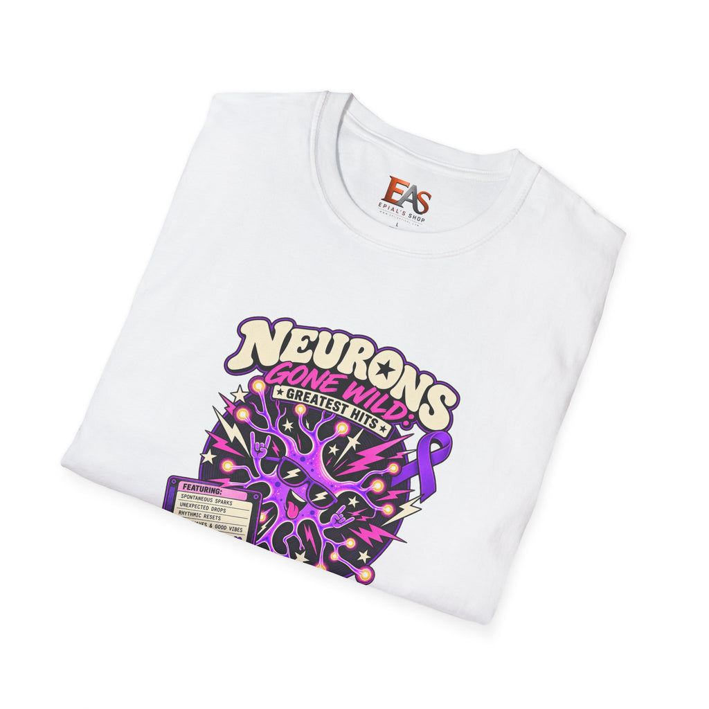 Neurons Gone Wild: Greatest Hits Epilepsy Awareness T-Shirt