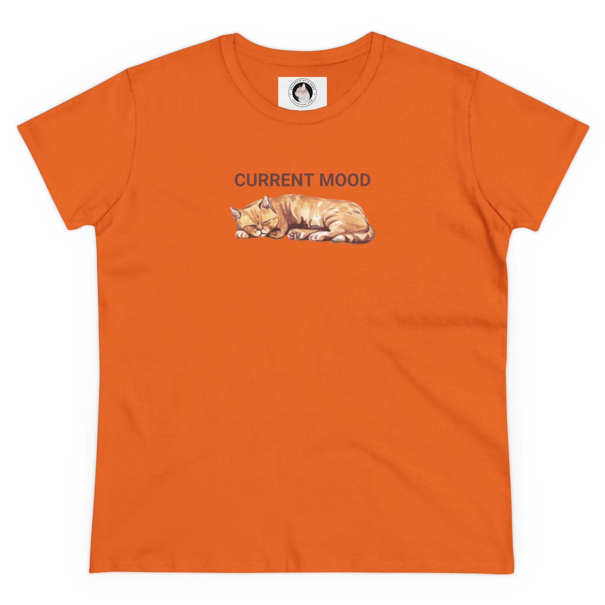 Current Mood: Sleepy Women's Midweight Cotton Tee