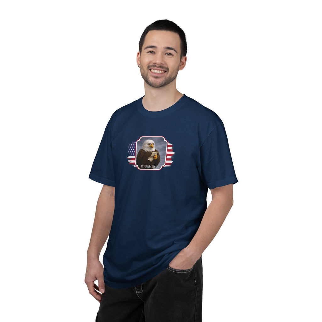 “It’s Right Here” Political Parody T-Shirt