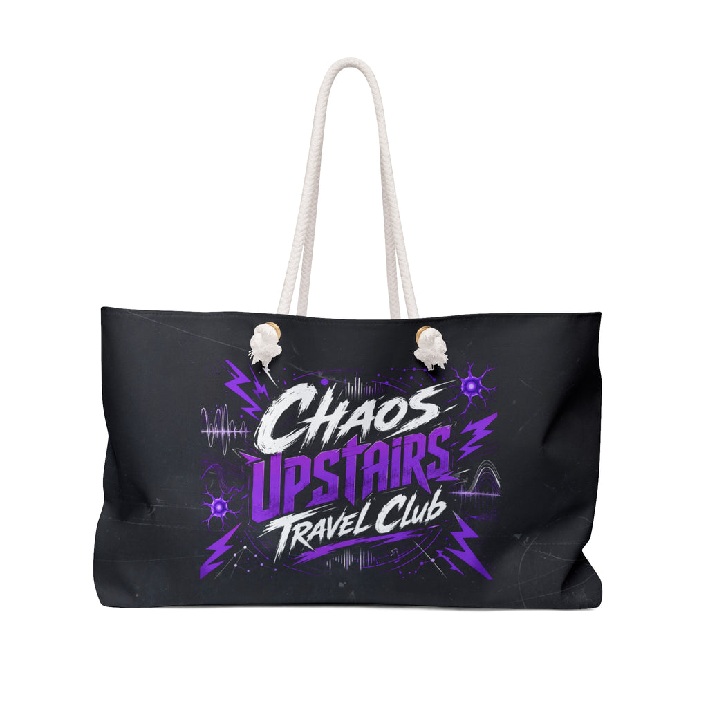 Chaos Upstairs Travel Club Weekender Bag