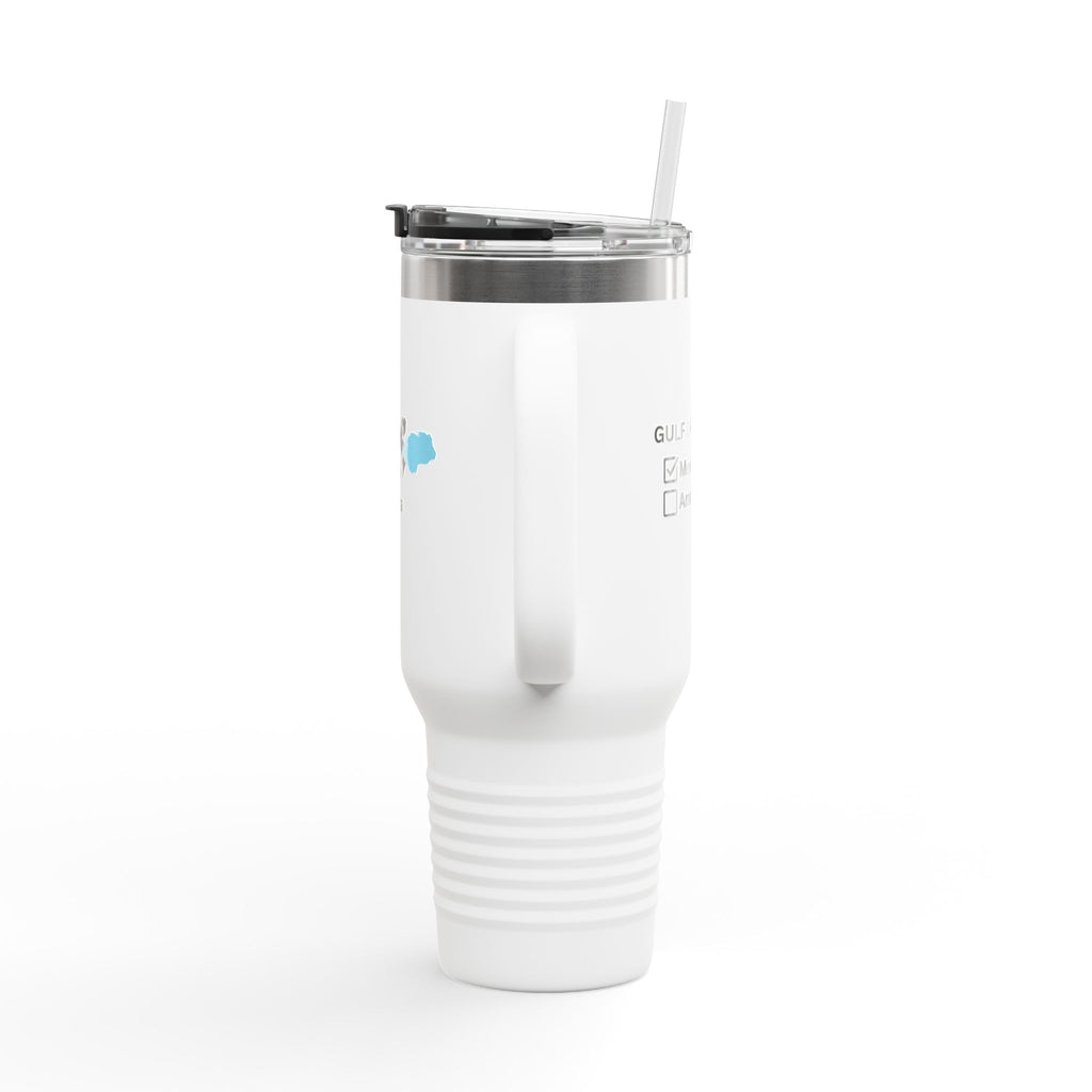 Gulf of Mexico Checkbox Insulated Travel Mug - 40oz