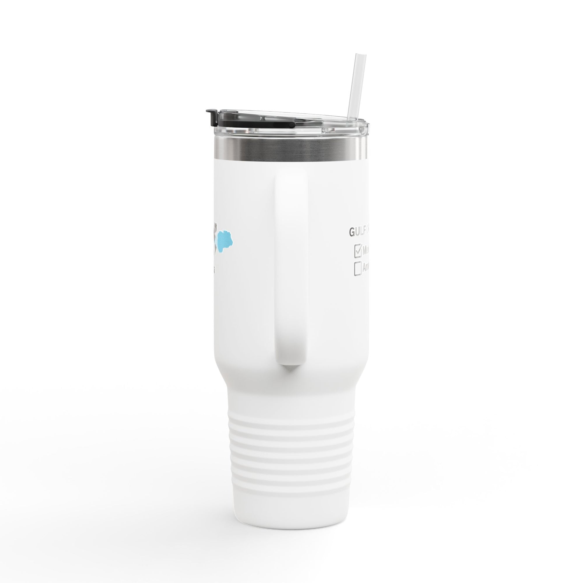Gulf of Mexico Checkbox Insulated Travel Mug - 40oz