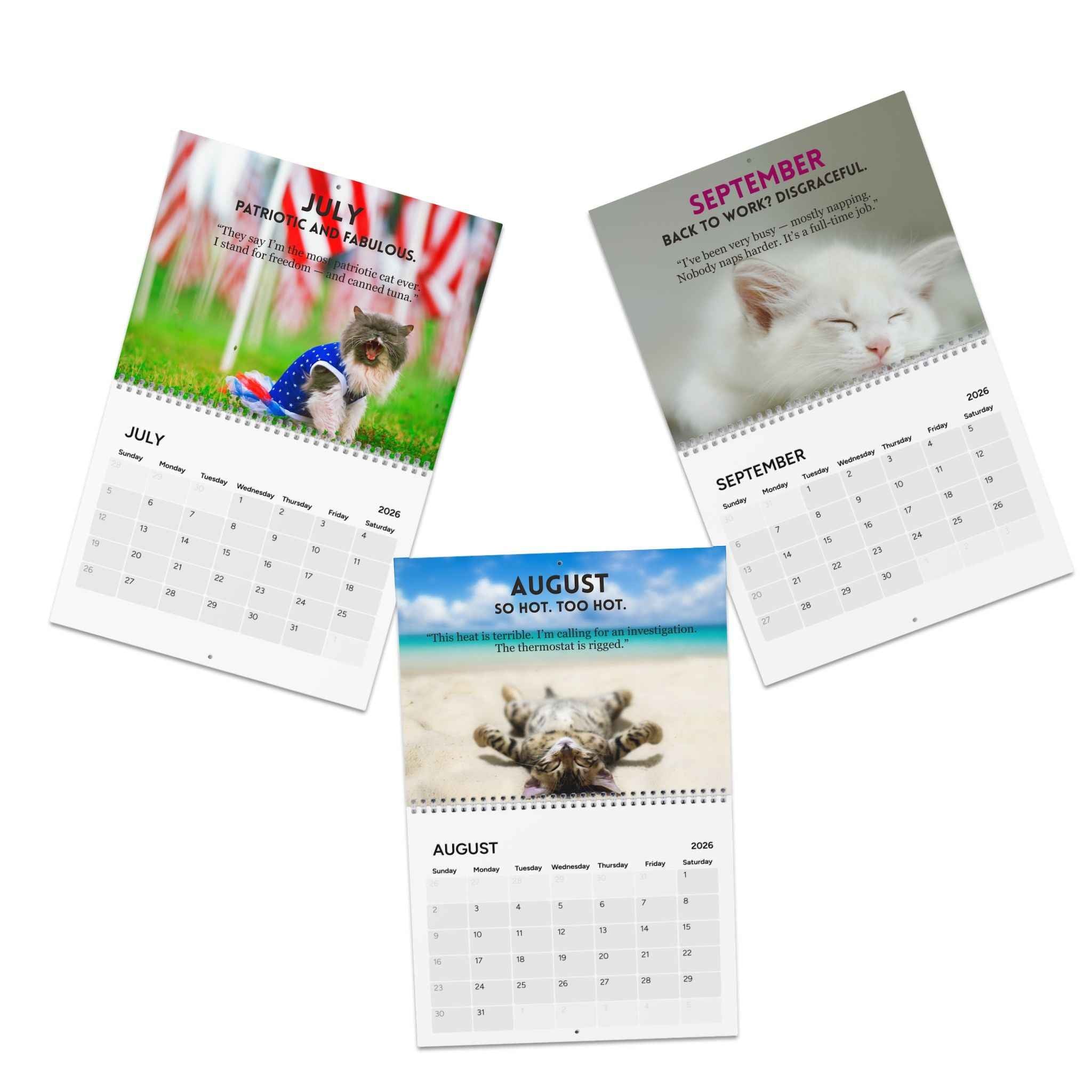 2026 The Art of the Purr Calendar - The Best Year, Folks!