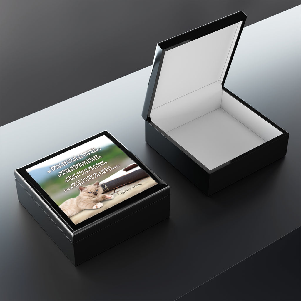 Dusty Bible Jewelry Box