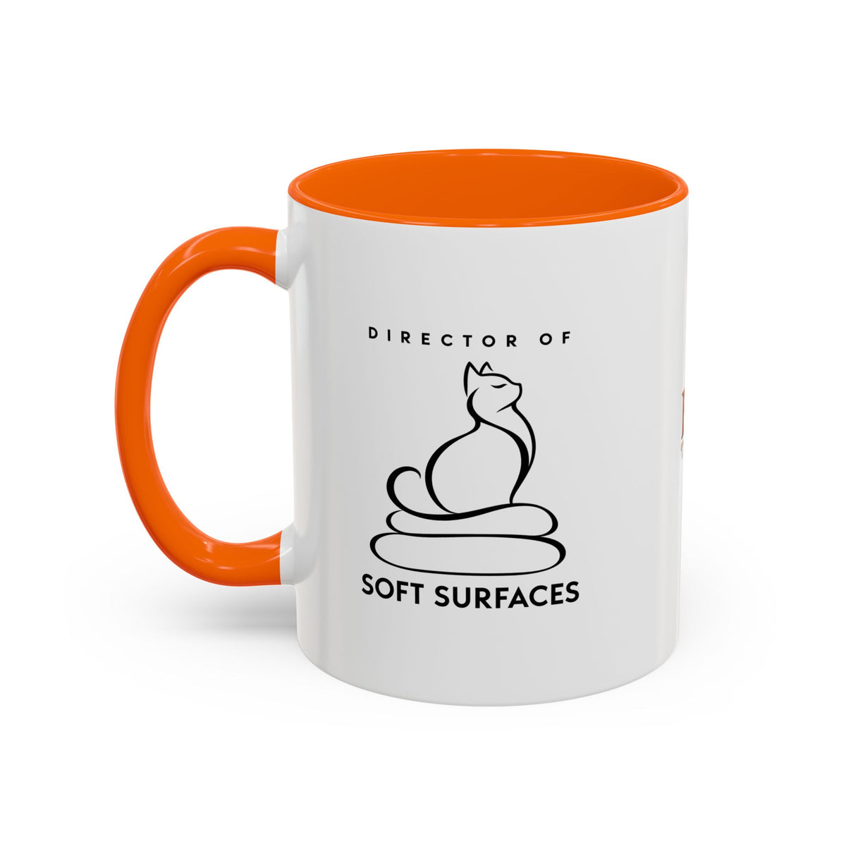 Director of Soft Surfaces Cat Mug | Funny Cat Lover Coffee Cup (11oz/15oz)