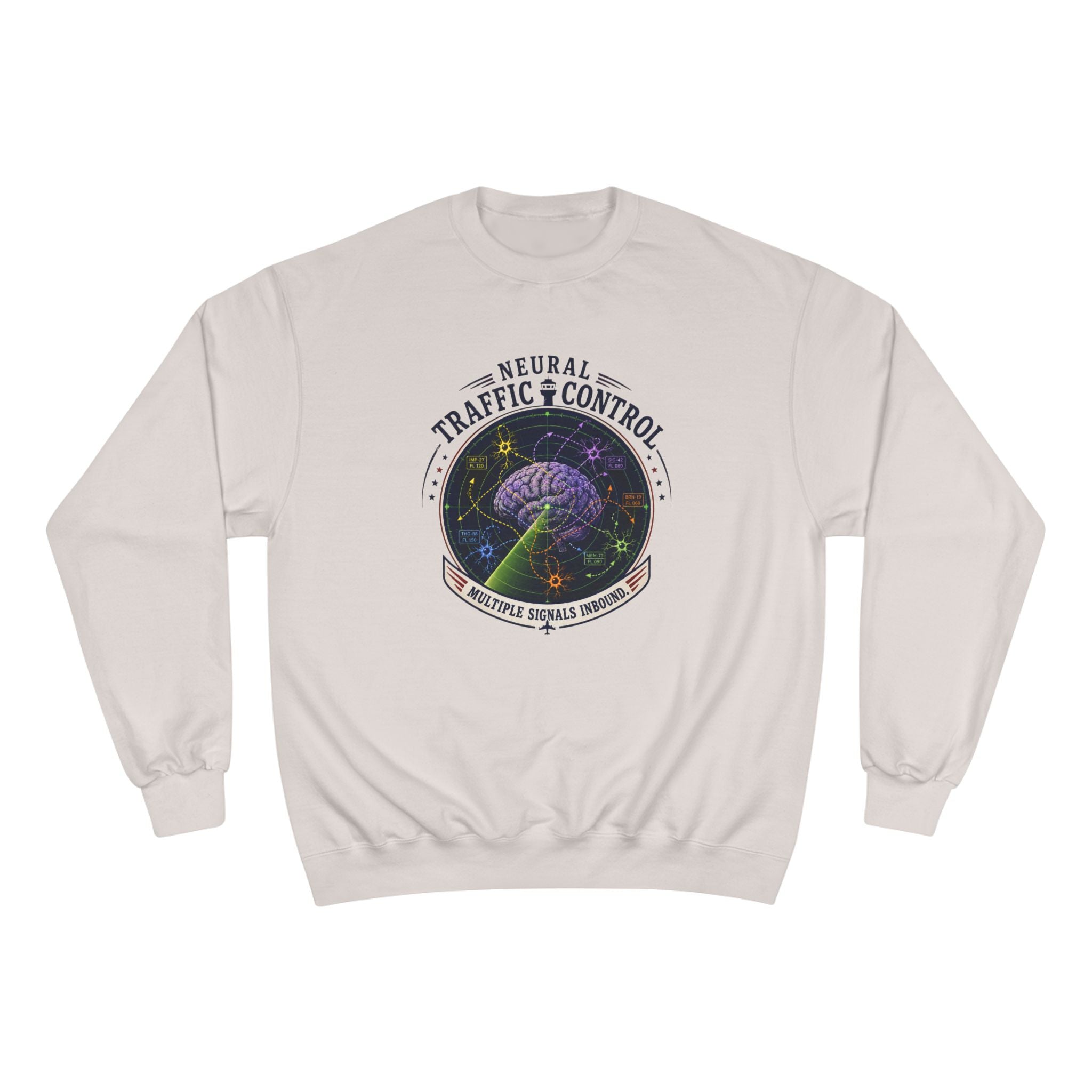 Neural Traffic Control Champion Sweatshirt | Brain Radar Crewneck