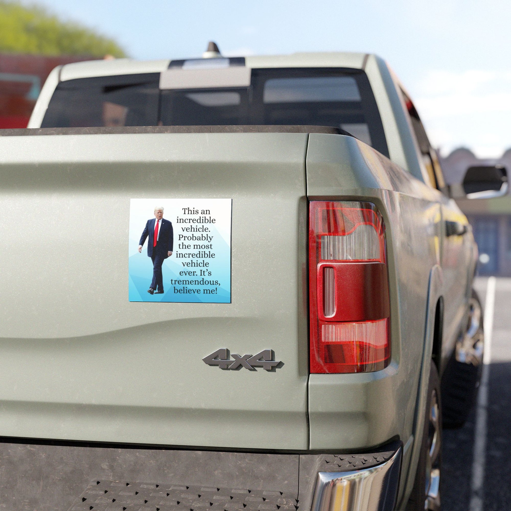 Humorous Car Magnets - "Incredible Vehicle" Design - Perfect for Gift Giving