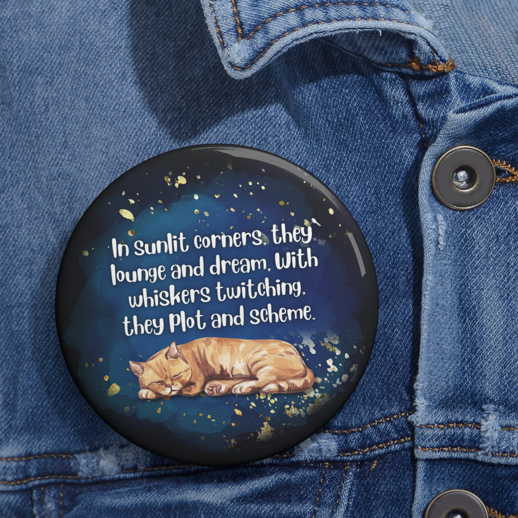 Photo depicting the ​Sunlit Corners Pin Buttons from EpiAl's Shop.