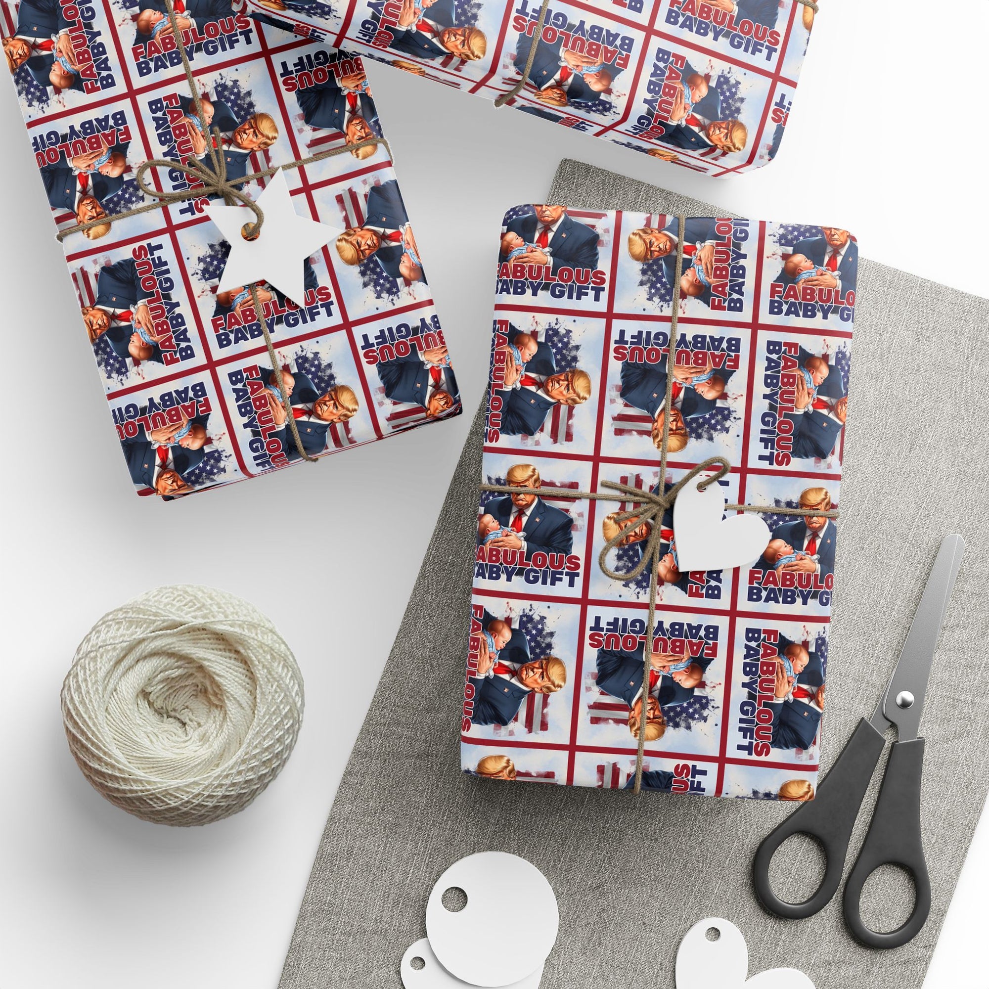 Trump Fabulous Baby Gift Wrapping Paper