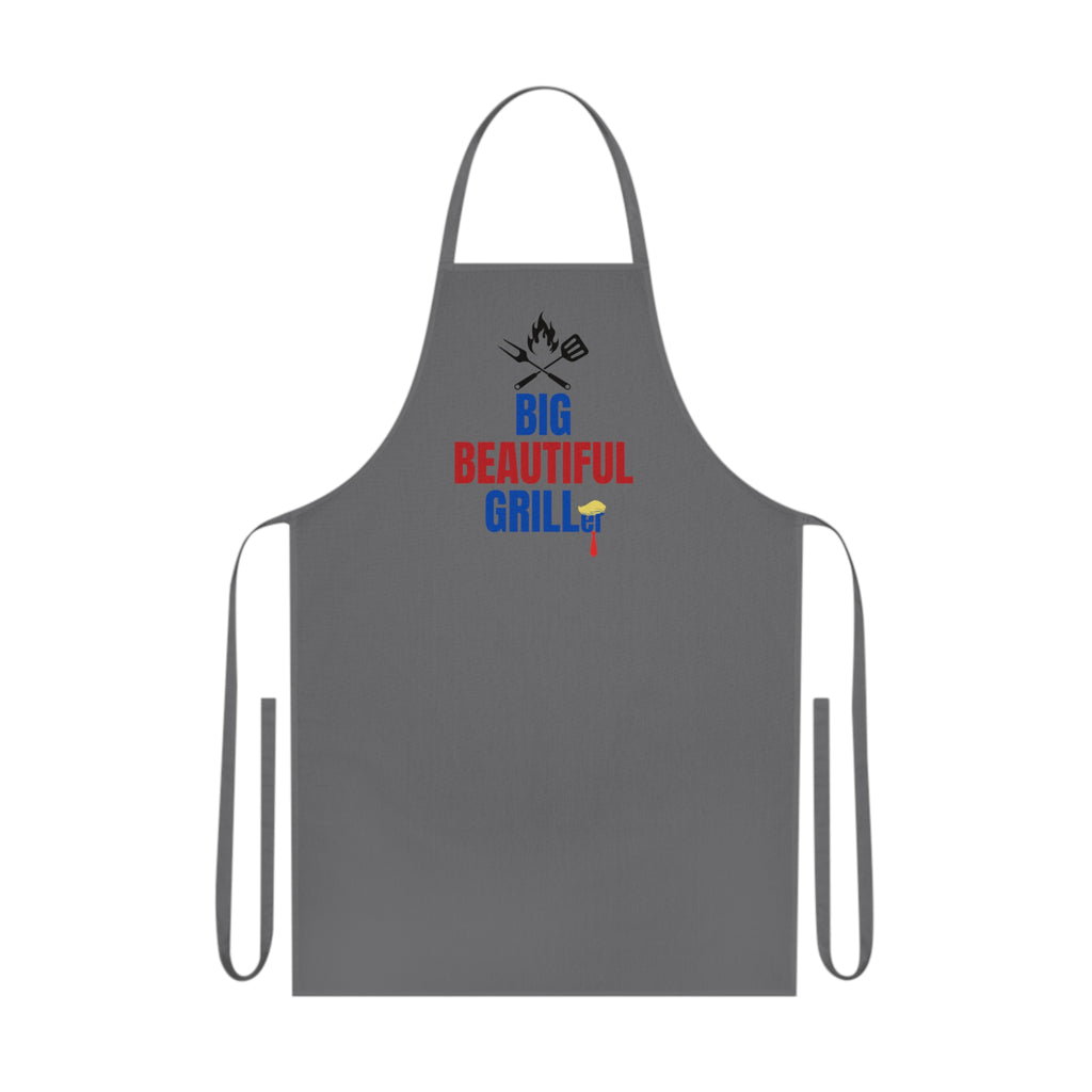 Big Beautiful Griller Cotton Apron - Fun BBQ Cooking Gift