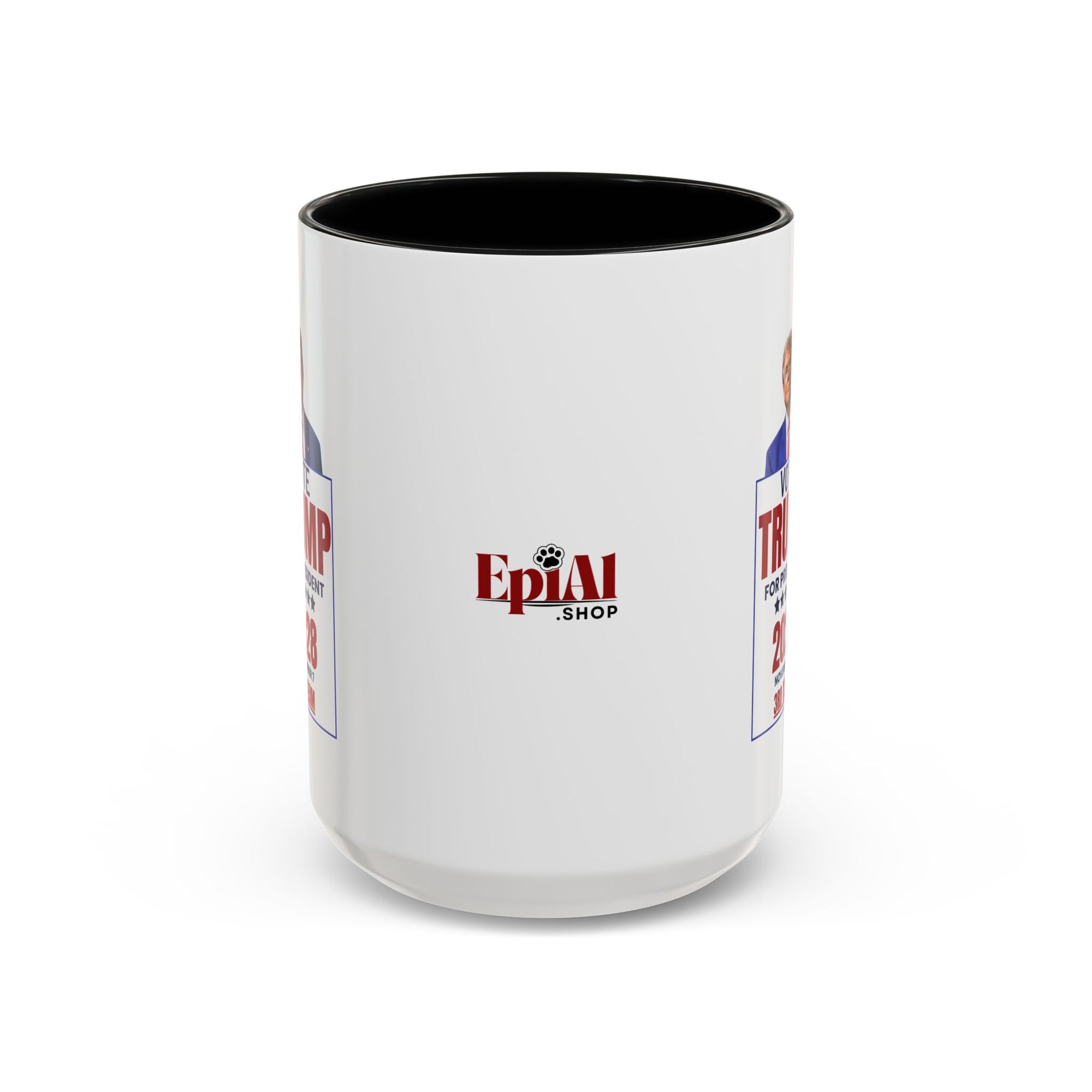 Vote Trump for President Coffee Mug – 11oz & 15oz Accent Mug for Political Enthusiasts