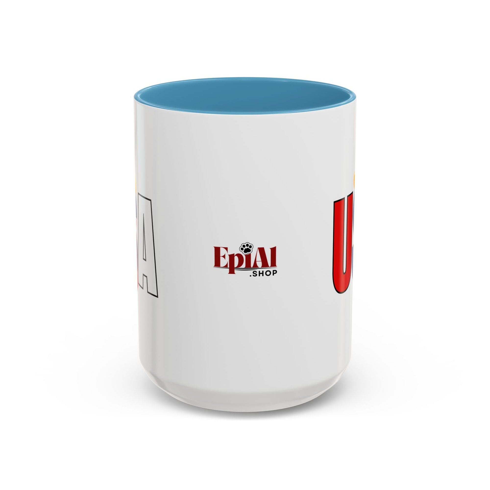 Trump USA Accent Coffee Mug Printify