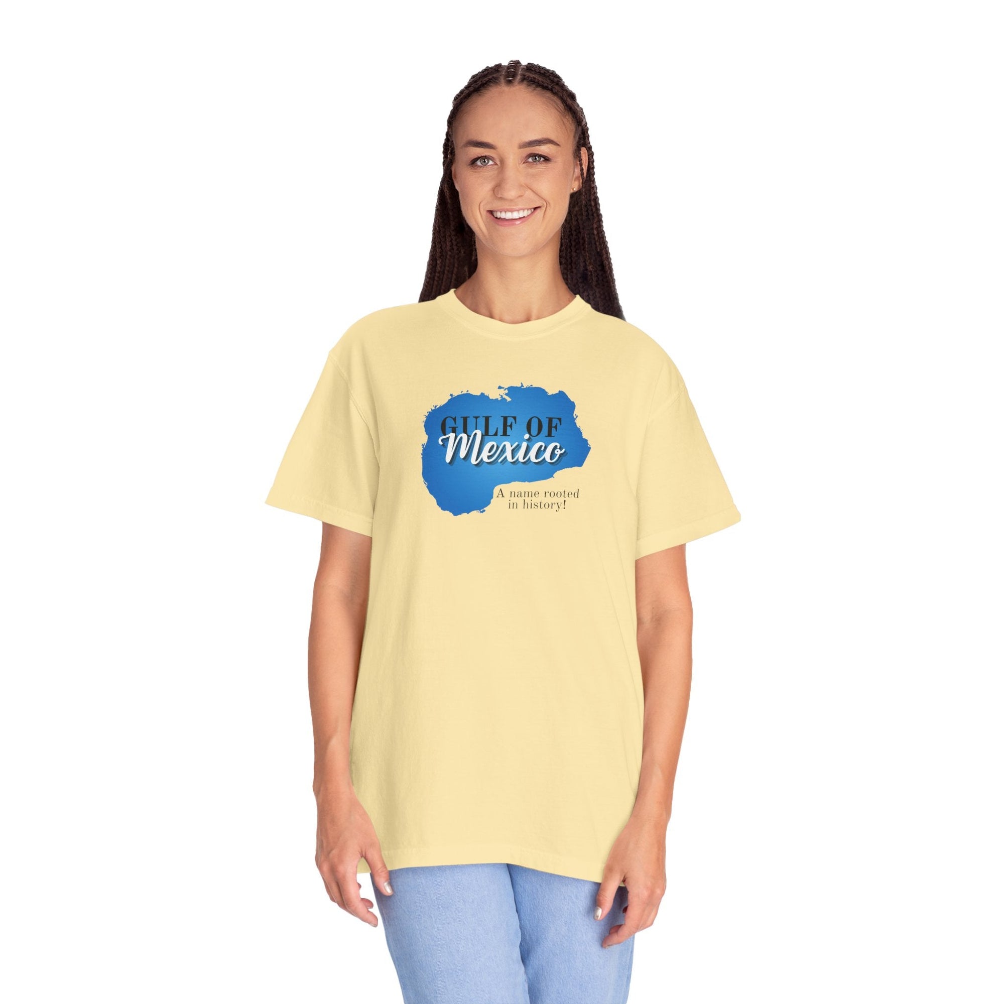 Gulf of Mexico, Rooted in History, Unisex Garment-Dyed T-shirt Printify