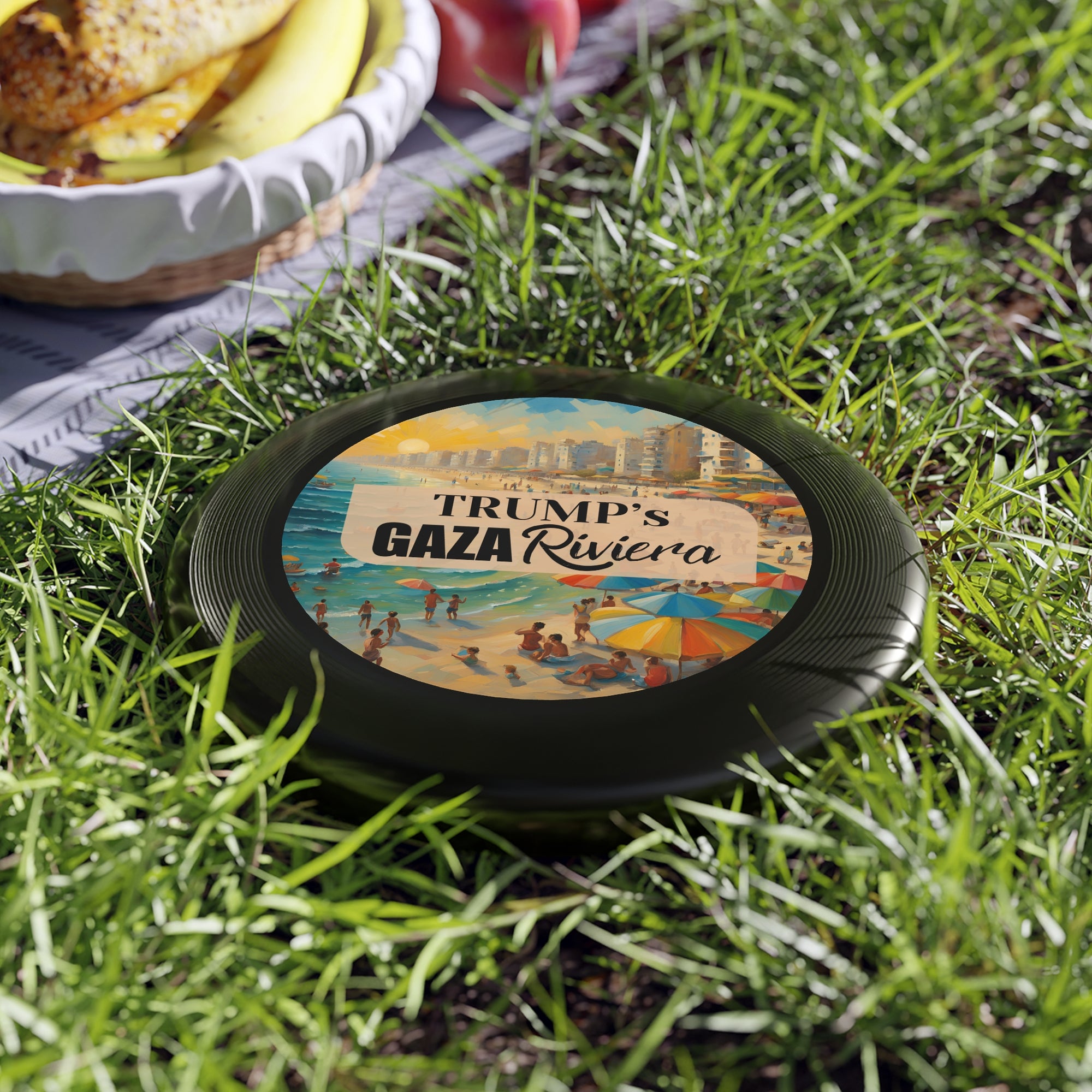 Trump's Gaza Riviera Beach Scene Wham-O Frisbee