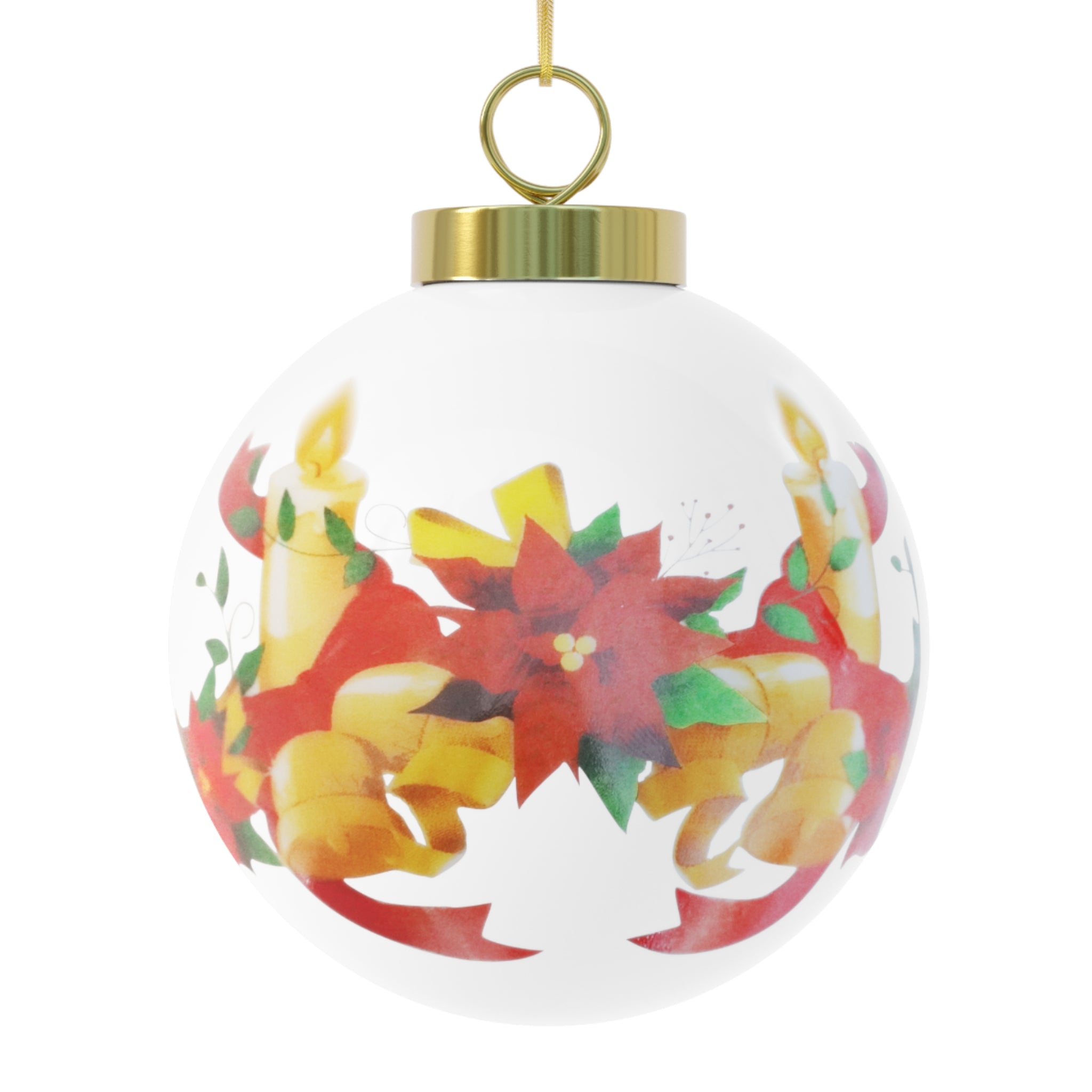 Photo depicting the ​Wreck the Tree Ball Ornament from EpiAl's Shop.