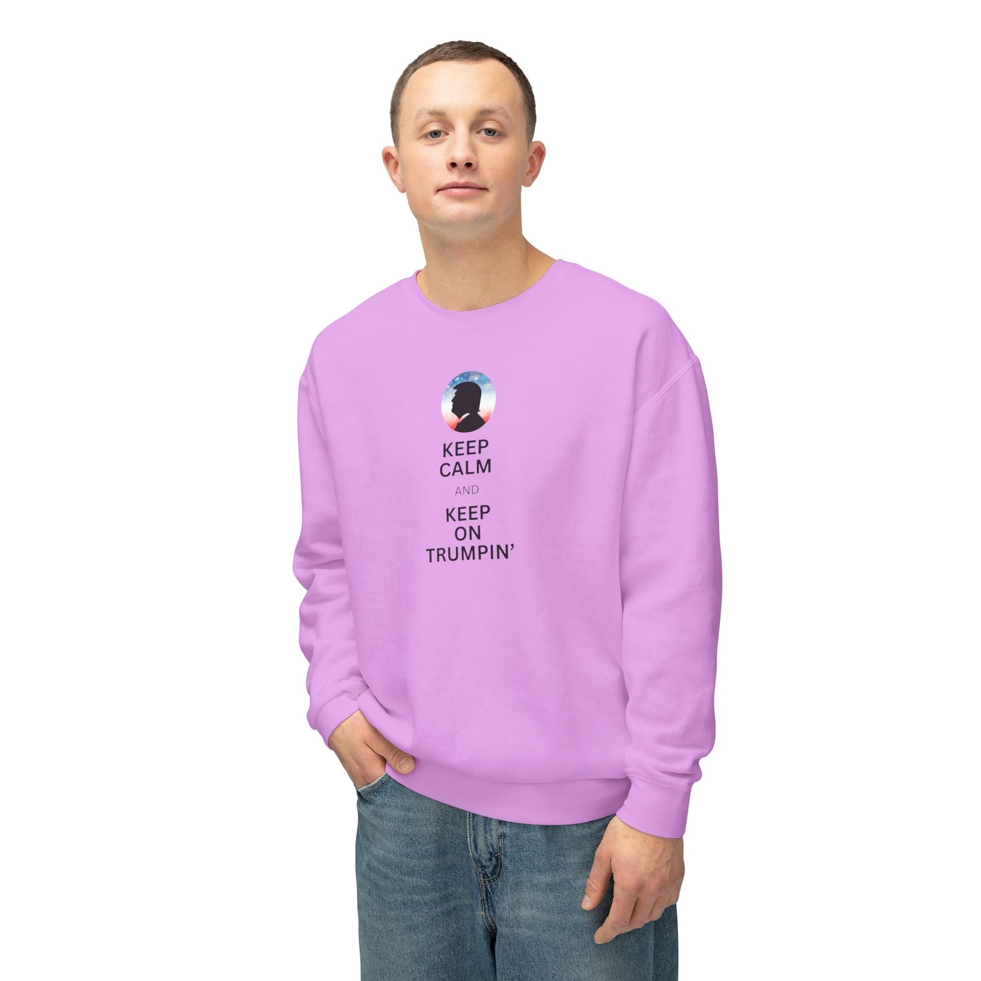Keep Calm and Keep on Trumpin' Unisex Crewneck Sweatshirt Printify