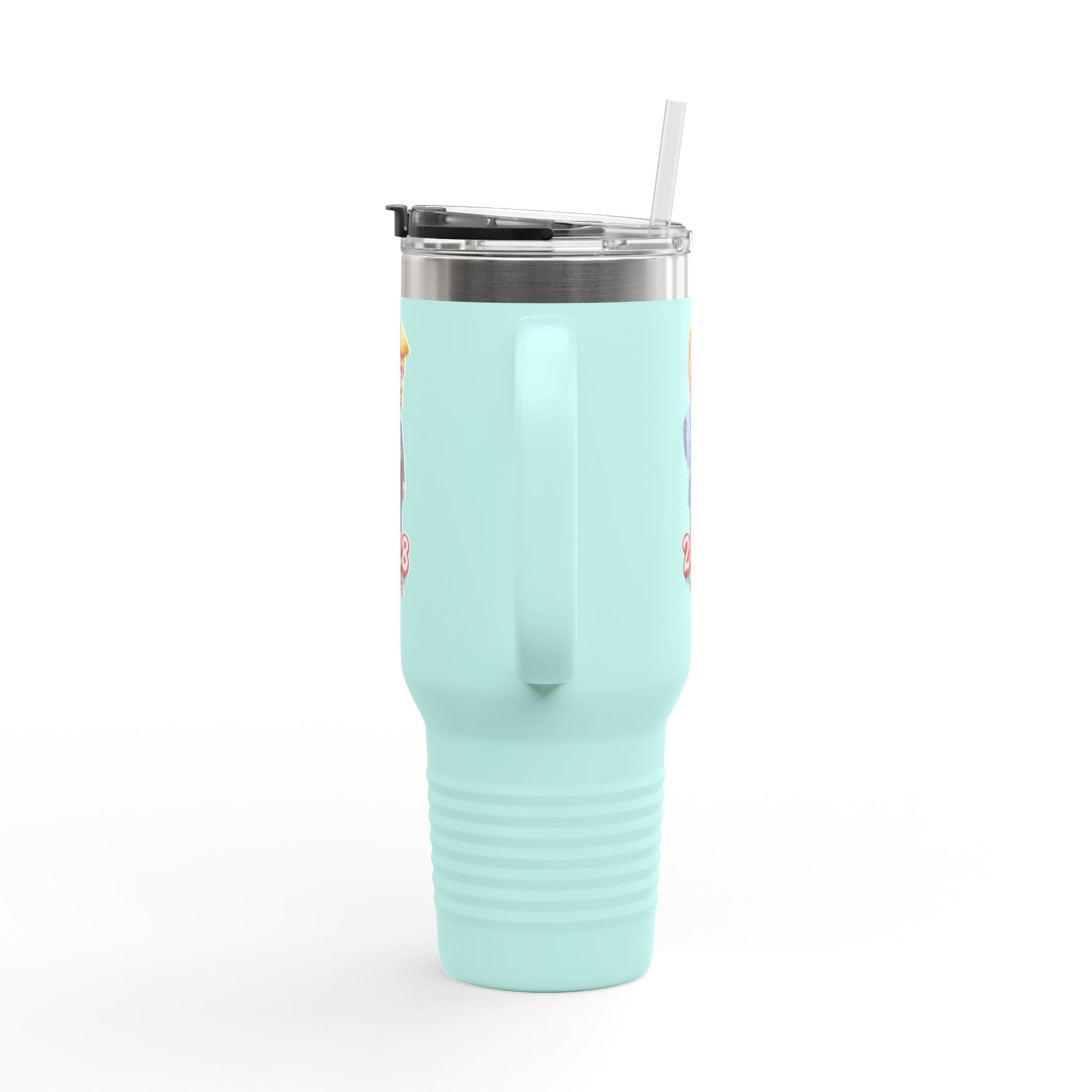 Insulated Travel Mug - 40oz ‘2028 Vote’ Design for Politically Engaged Adults