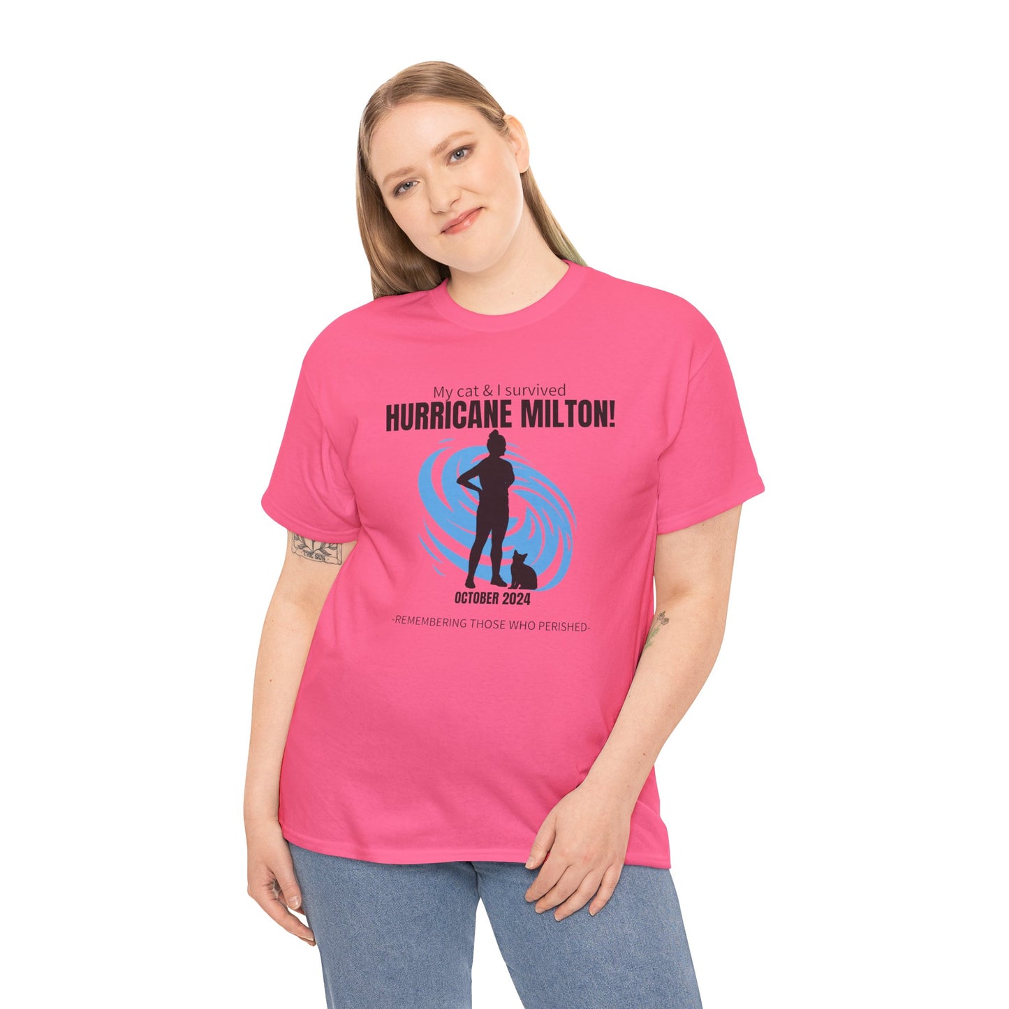 Hurricane Milton Survivor Unisex Heavy Cotton Tee