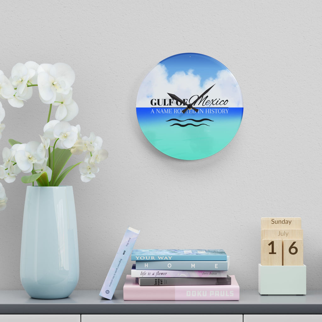 Gulf of Mexico Acrylic Wall Clock