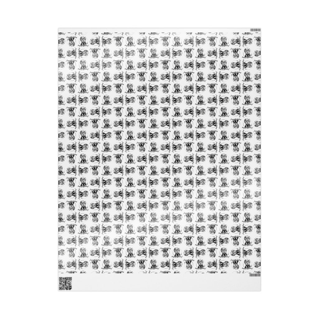 Whimsical Trump Happy Birthday Wrapping Paper