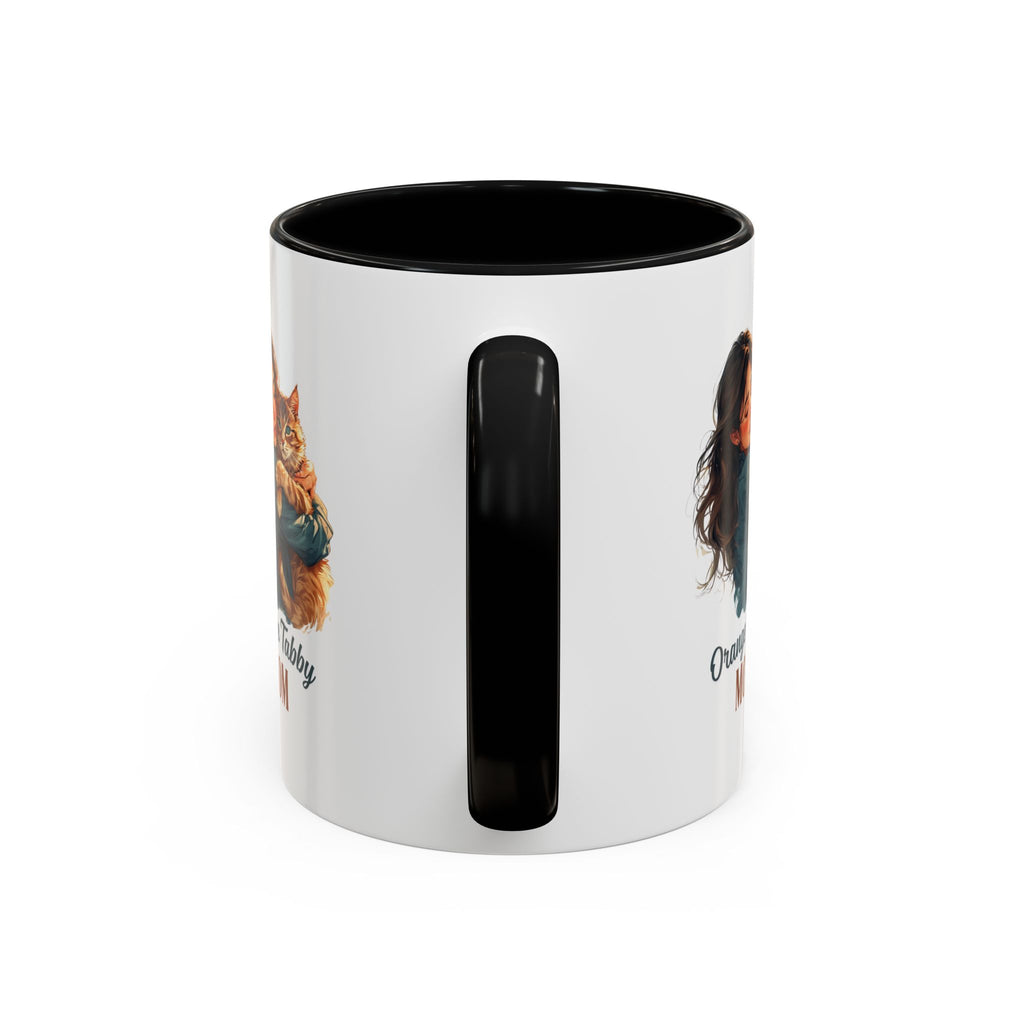 Charming Orange Tabby Mom Coffee Mug – Perfect Gift for Cat Lovers