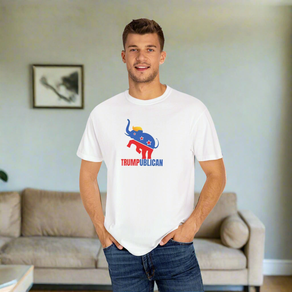 Trumpublican Unisex Garment-Dyed T-Shirt Printify
