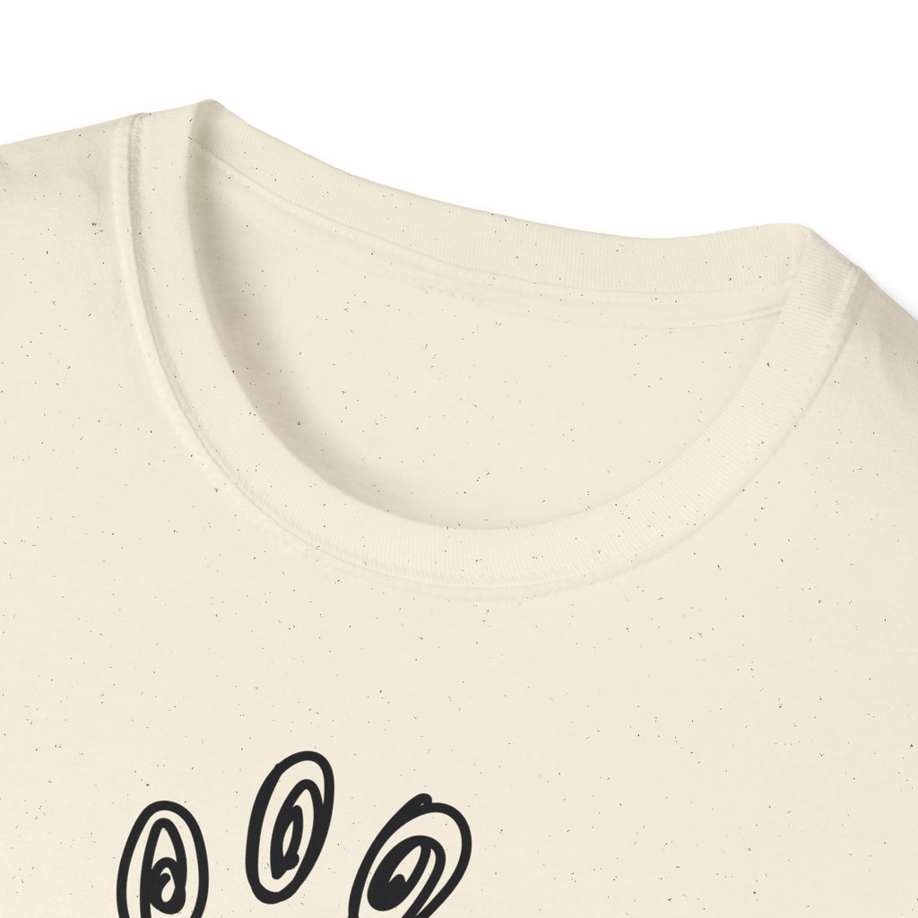Scribble Paw Unisex Softstyle T - Shirt - T - Shirt - Epileptic Al’s Shop