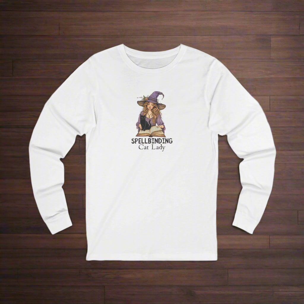 Spellbinding Cat Lady Long Sleeve Tee