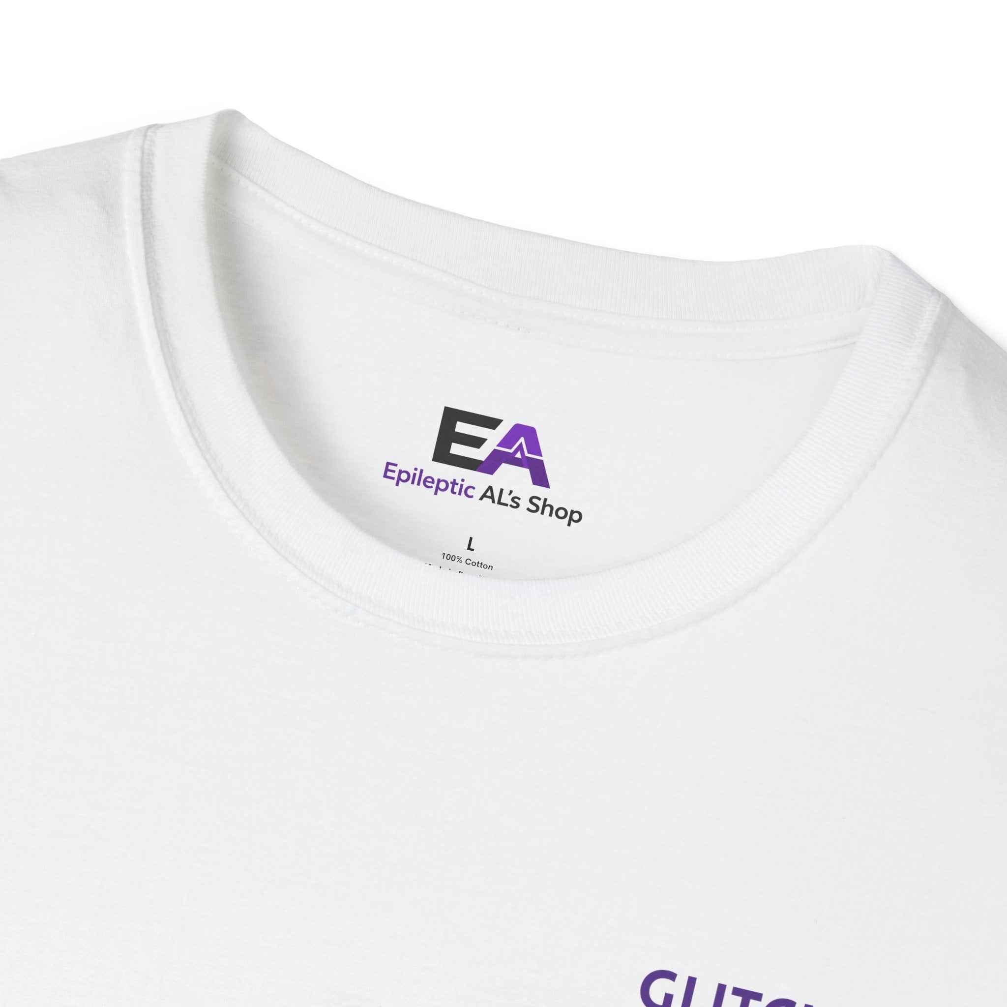 Glitch Happens Tee – Minimalist Seizure First Aid Shirt | Epilepsy Awareness | Neurostrong Apparel