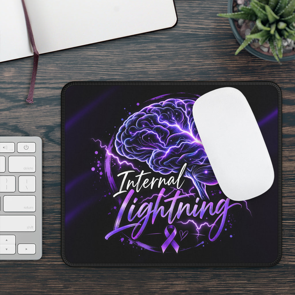 Internal Lightning Epilepsy Awareness Mouse Pad