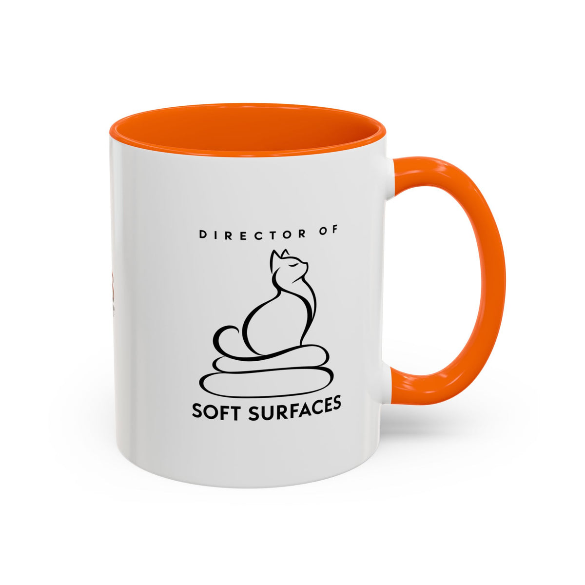 Director of Soft Surfaces Cat Mug | Funny Cat Lover Coffee Cup (11oz/15oz)